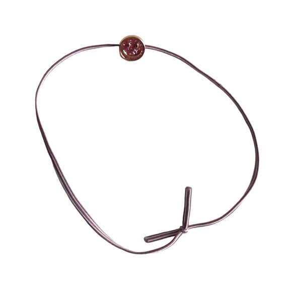 Smile Charm Bracelet Hair Accessory NWOT Sparkly Smiley Face Glitter Festival - Picture 4 of 4